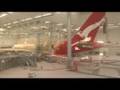 Painting of the first Qantas A380