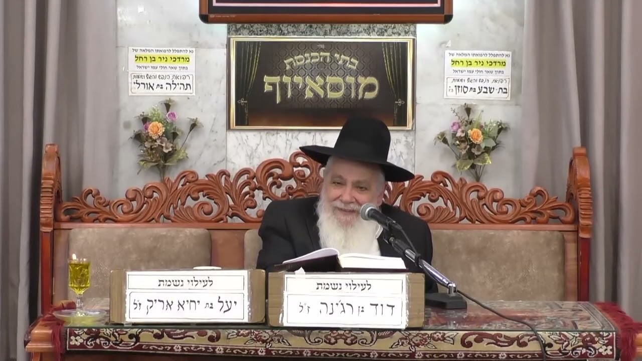 הרב ישראל לוגאסי • פרשת נח