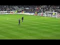 Tino Asprilla (Half time Newcastle United v Tottenham Hotspur)