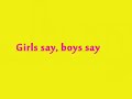 Hey Baby- No Doubt Karaoke with Lyrics