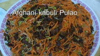 Kabuli Pulao from Afghanistan