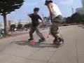 inline skate slalom dance