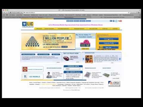 how to online payment of lic of india