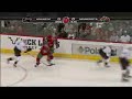 Rolston Shoots but  Giguere  Ducks and the Puck Goes In