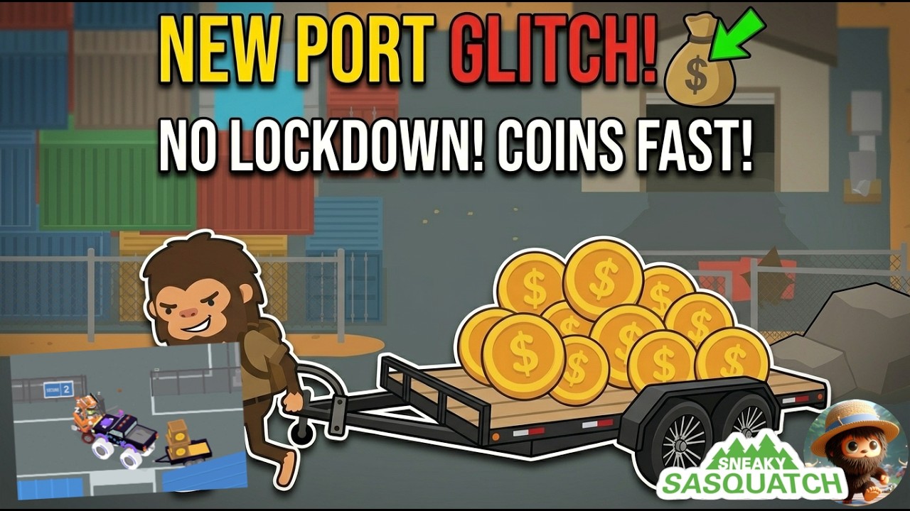 How to Steal the Port with Trailer Glitch (NO Lockdown) | Sneaky Sasquatch Camping Update