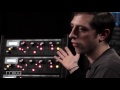 The Moog engineers set up a 5 voice Phatty in the Moog Sound Lab. Watch them and Eric Svalgard, Director of the School of Rock, work the 10 oscillators, 5 LFOs and 5 Voltage Controlled Low Pass Filters all under the control of one Little Phatty keyboard. www.moogmusic.com Video on how to set up your own polyphonic Slim Phatty chain here: www.youtube.com