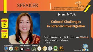 The Cultural Challenges in Forensic Investigation | Ma. Teresa G. de Guzman