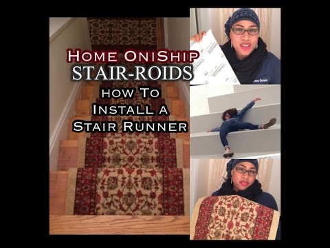 how to fit stair runner