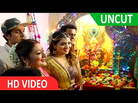 UNCUT - Govinda & Familly At Ganesh Ji Welcome