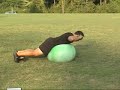 Fat Loss Exercise: Ball Low Back Ext - Mountain Climbers