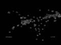The paths of air traffic over North America