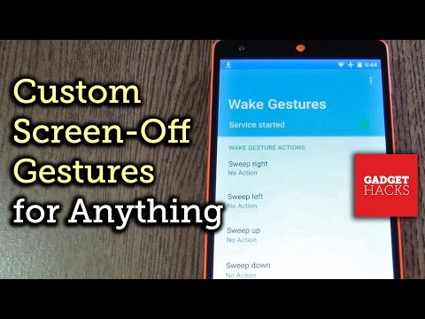 how to set gestures on android