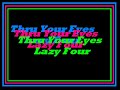 Thru Your Eyes-Lazy Four