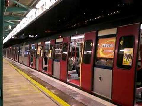 往上水列車 ( MLR ) + 往尖東列車 ( MLR ) @港鐵沙田站