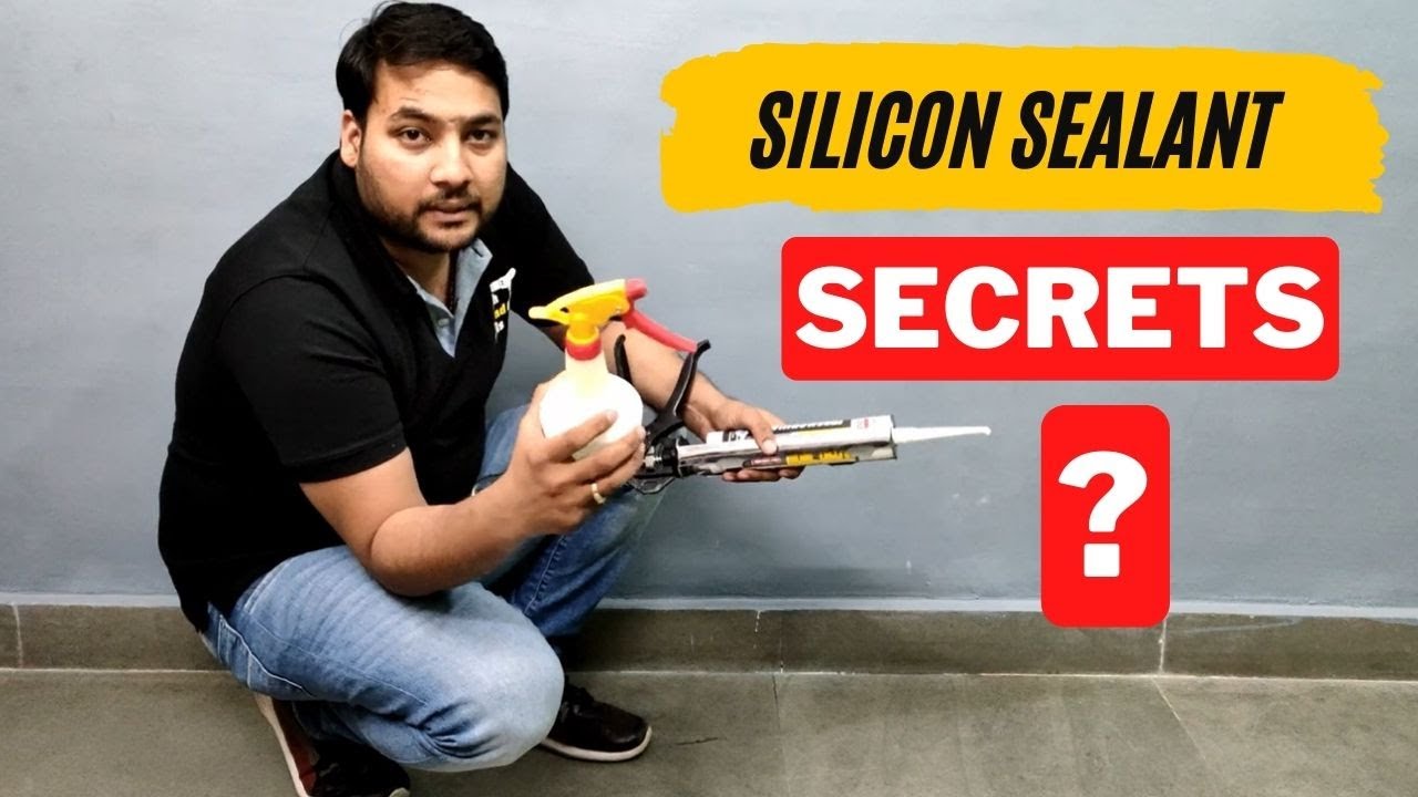 Caulking Gun से Silicon Sealant लगाने का Secret Method and Selent को सुखने से बचायें