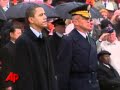 Raw Video: Obama Places Wreath at Arlington Cemetary