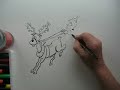 how to draw a cartoon reindeer how to draw a cartoon reindeer