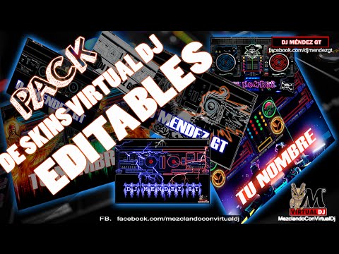 how to edit virtual dj skin