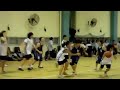 Justine on the hardcourt!