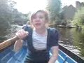 Me rowing into the trees