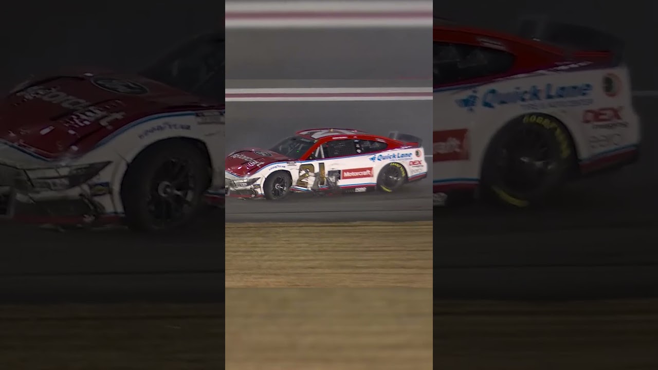 Last year's 3-wide finish at Atlanta 🥵