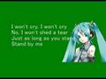 STAND BY ME （スタンドバイミー）を初音ミクに歌わせてみた