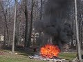 couch on fire