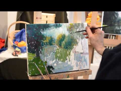 Ζωγράφοι GR: Impressionist Painting Demonstration. Επίδειξη Ιμπρεσσιονιστικής ζωγραφικής Ζωγράφοι GR
