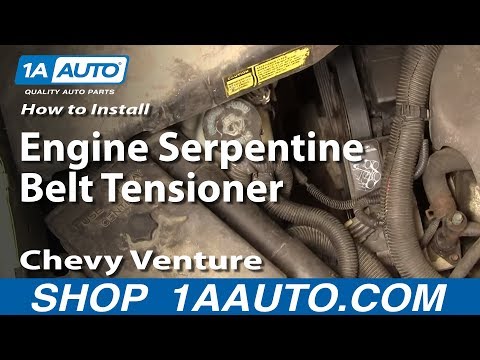 how to change serpentine belt chevy equinox