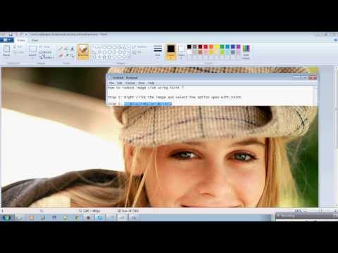 how to reduce size of image in kb in paint