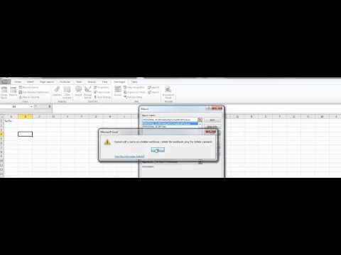 how to repair excel 2010