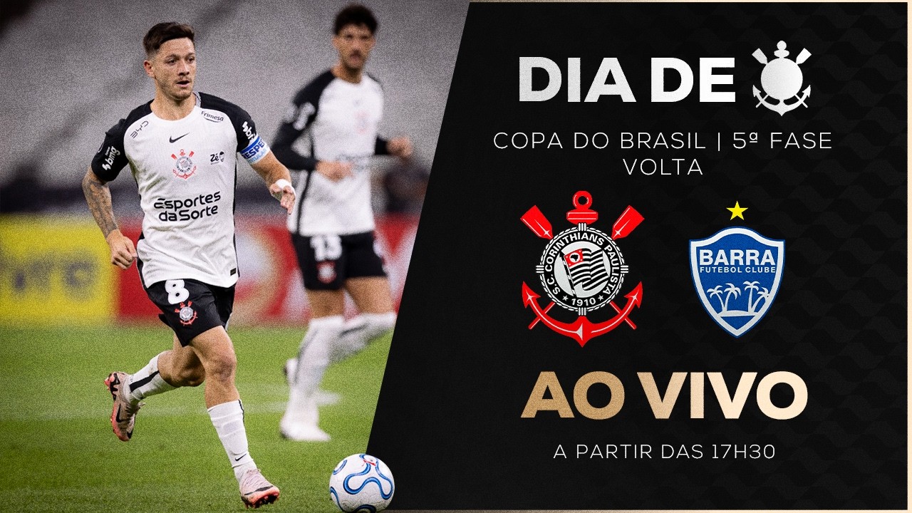 AO VIVO: CORINTHIANS X BARRA | COPA DO BRASIL 2026 | 5ª FASE - JOGO DE VOLTA | DIA DE CORINTHIANS