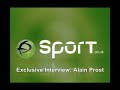 http://www.sport.co.uk sport.co.uk sat down for an espresso with motorsport legend alain prost. he gave us his thoughts on ayrton senna, a1gp and his illustrious career.