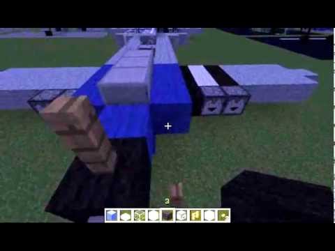 how to make a p-51 mustang in minecraft