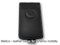 Melkco Tasche Leder Etui cuir ~Nokia N93i Flip Type (Black)
