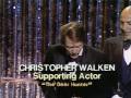 Christopher Walken winning an Oscar® for The Deer Hunter