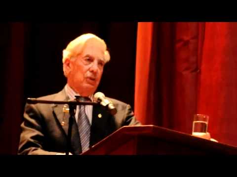 Este fue uno de los discursos de Vargas Llosa en su natal Arequipa
