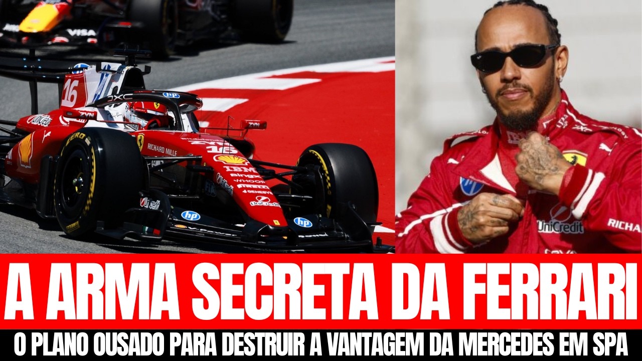 GP DA BÉLGICA: O SEGREDO DA FERRARI PARA BATER A MERCEDES EM SPA!