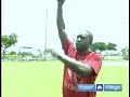 An expert shows the correct way to throw the football by snapping your wrist, plus gives tips on how to grip the ball in this free American football video lesson. Expert: Kendall James Contact: eteamz.active.com/miamiknights/index.cfm Bio: Kendall James is 6ft, 205lbs. He plays quarterback and wide receiver for the Knights of Miami minor league football team under coach Jesse Wiggins and went to Carson Newman University. Filmmaker: Paul Muller