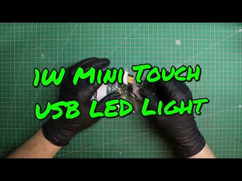 1W mini touch controlled USB LED light from Banggood