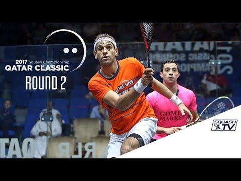 Squash - Qatar Classic 2017 Rd 2 - Roundup Pt 1