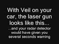 Veil anti laser stealth paint coating - before and after