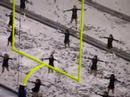 Cheerleaders in the snow at the Seahawks game (2 of 2)