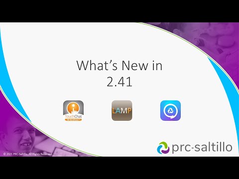 Thumbnail image for video titled 'TouchChat: What's New 2.41'