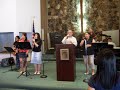 kevin playing  drums for church song name hold on