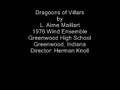 Dragoons of Villars 1976 Greenwood High School Wind Ensemble