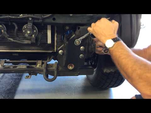 how to remove fj front bumper