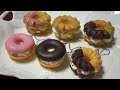 Whipple and mini tarts, donuts