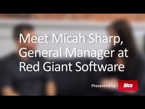 Meet Micah Sharp, General Manager at Red Giant – Best Job Ever with Veronica Belmont