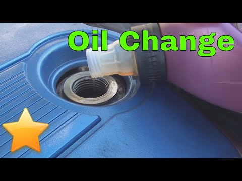 how to change the oil on a vectra c